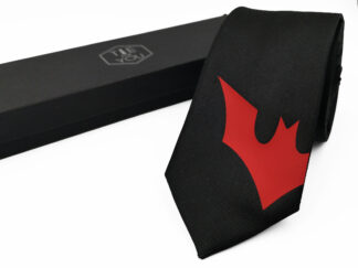 Batman Beyond Black red silk necktie