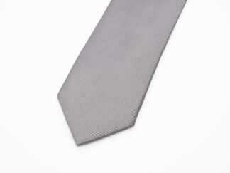 Grey Silk Necktie